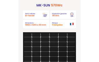 Panneau solaire MK-SUN 570Wc