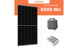 Kit Solaire Autoconsommation 8000W Triphasé - Micro onduleurs APS