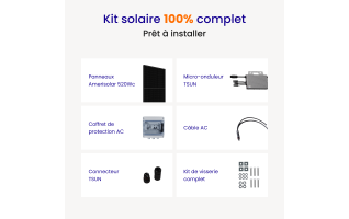 Kit Solaire 2080W Meilleur Prix - Micro onduleurs TSUN