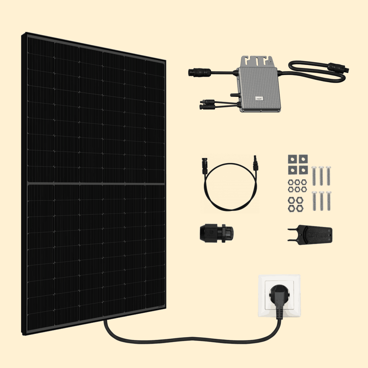 Kit solaire Plug & Play Amerisolar 450W