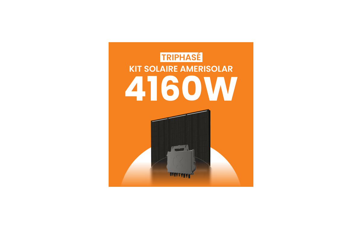 Kit Solaire Autoconsommation 4160W Triphasé - Micro onduleurs APS