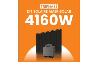 Kit Solaire Autoconsommation 4160W Triphasé - Micro onduleurs APS