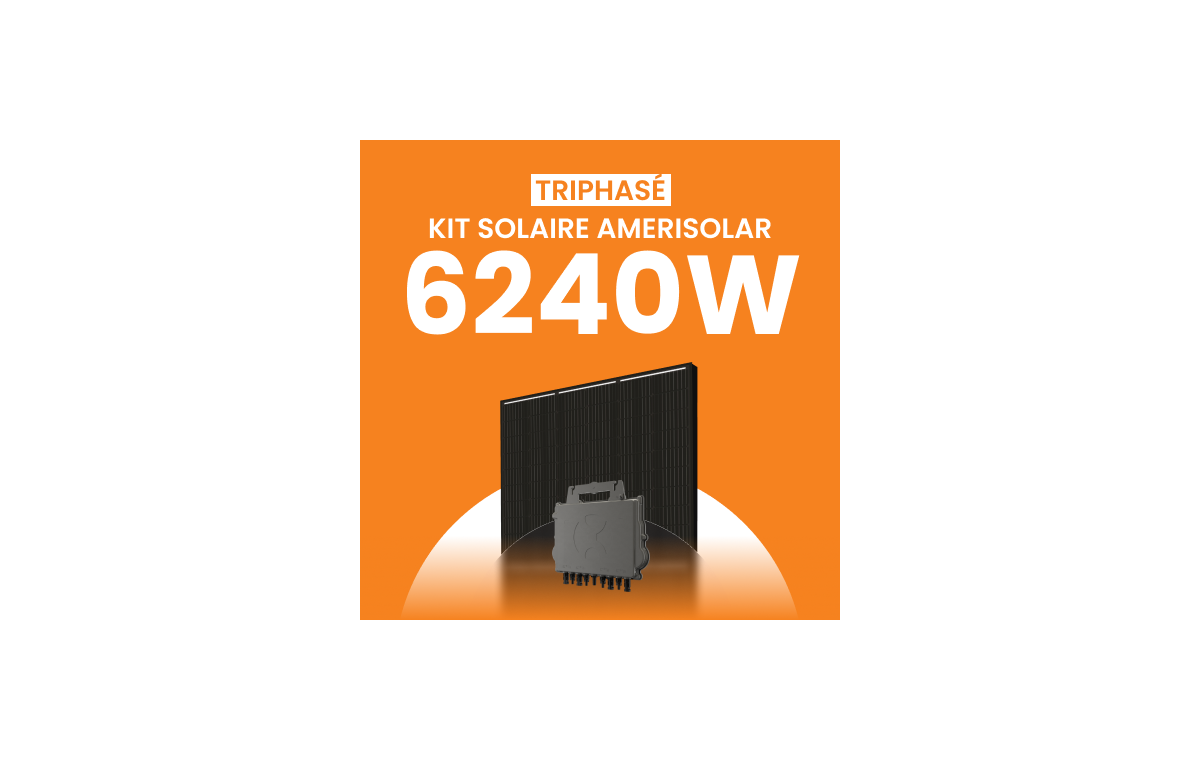 Kit Solaire Autoconsommation 6240W Triphasé - Micro onduleurs APS