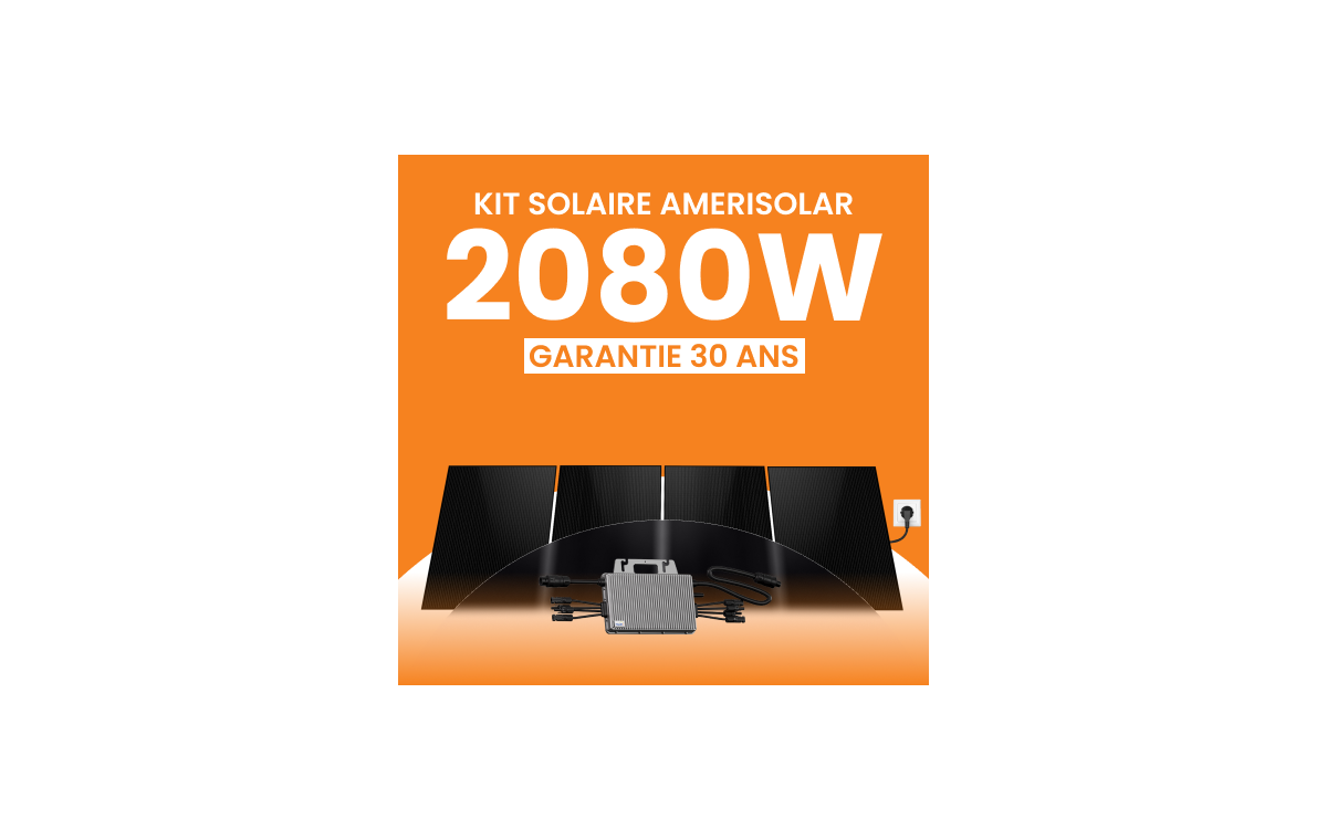Kit solaire Plug & Play Amerisolar 2080W