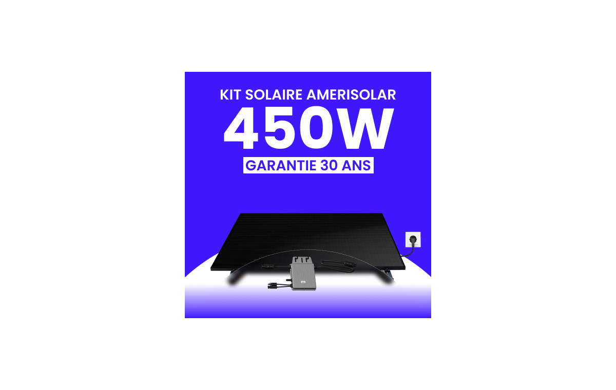 Kit solaire Plug & Play Amerisolar 450W