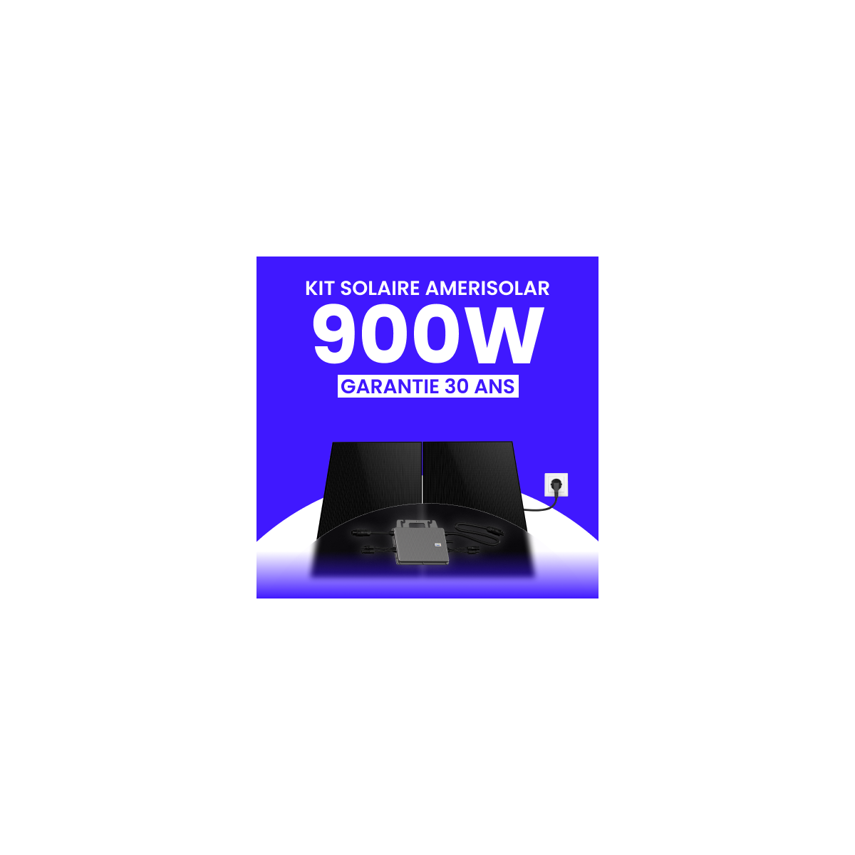 Kit solaire Plug & Play Amerisolar 900W