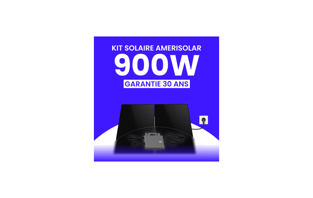 Kit solaire Plug & Play Amerisolar 900W
