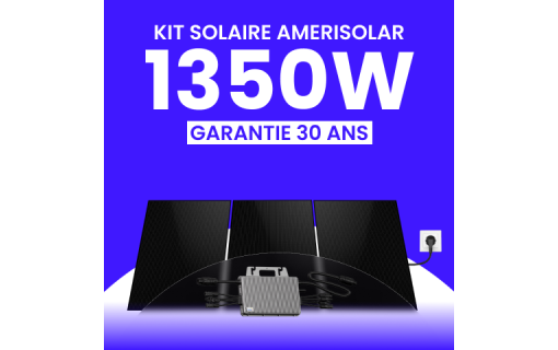 Kit solaire Plug & Play Amerisolar 1350W