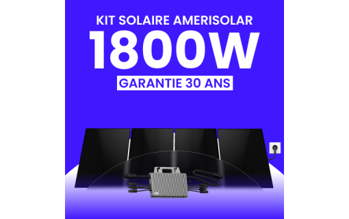 Kit solaire Plug & Play Amerisolar 1800W