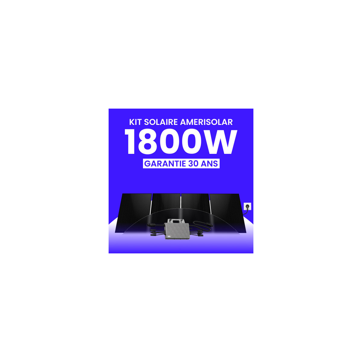 Kit solaire Plug & Play Amerisolar 1800W