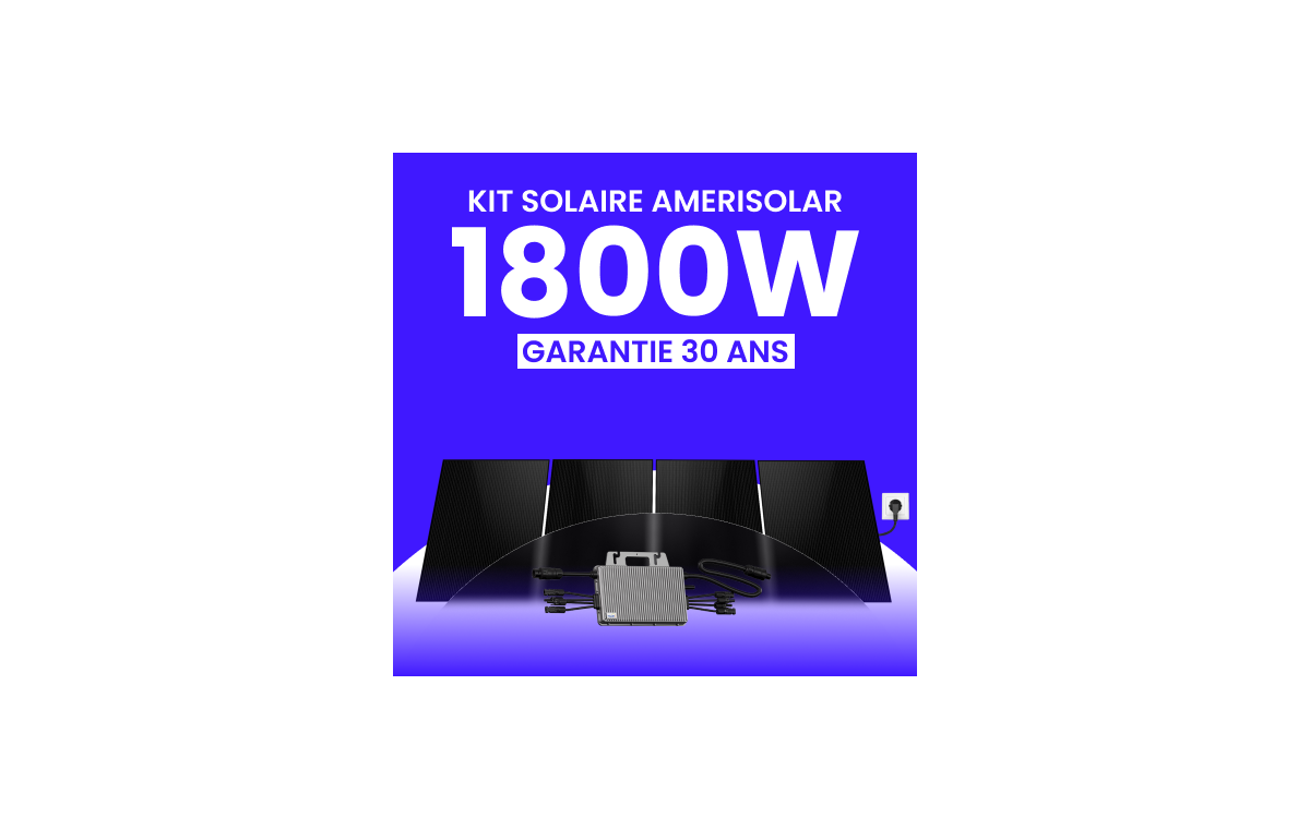 Kit solaire Plug & Play Amerisolar 1800W