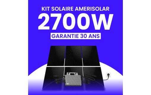 Kit solaire Plug & Play Amerisolar 2700W