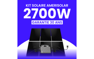 Kit solaire Plug & Play Amerisolar 2700W