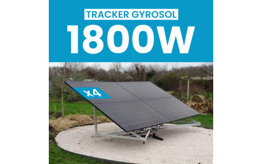 Tracker Gyrosol 4 panneaux + Kit Solaire JA Solar 1800Wc