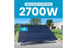 Tracker Gyrosol 6 panneaux + Kit Solaire JA Solar 2700Wc