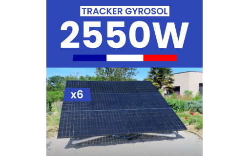 Kit solaire Français 6 panneaux + Gyrosol