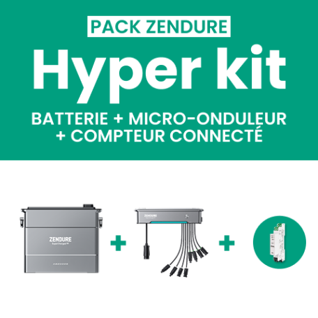 Pack batterie Zendure connecté