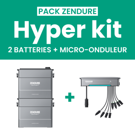 Pack Zendure avec 2 batteries