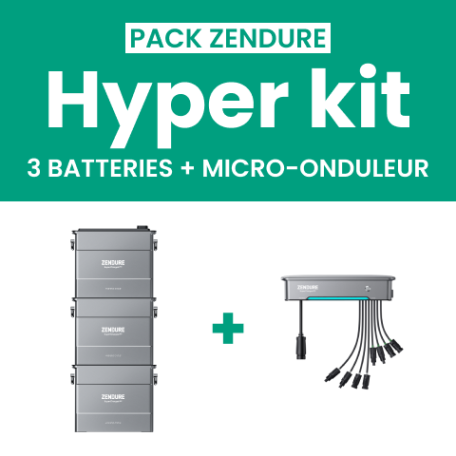 Pack Zendure avec 3 batteries