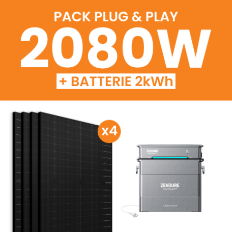 Pack Zendure + Amerisolar 4PV Pack Zendure + Amerisolar 4PV