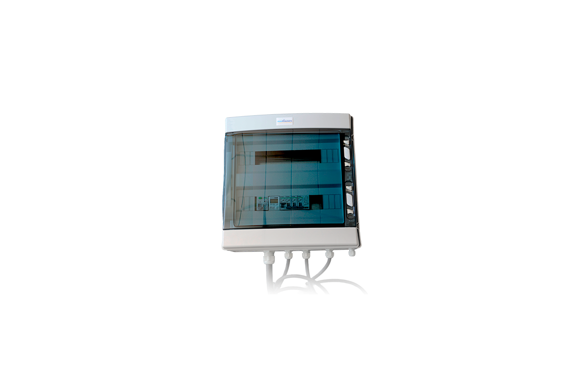 Coffret de protection AC monophasé - 3x3kW