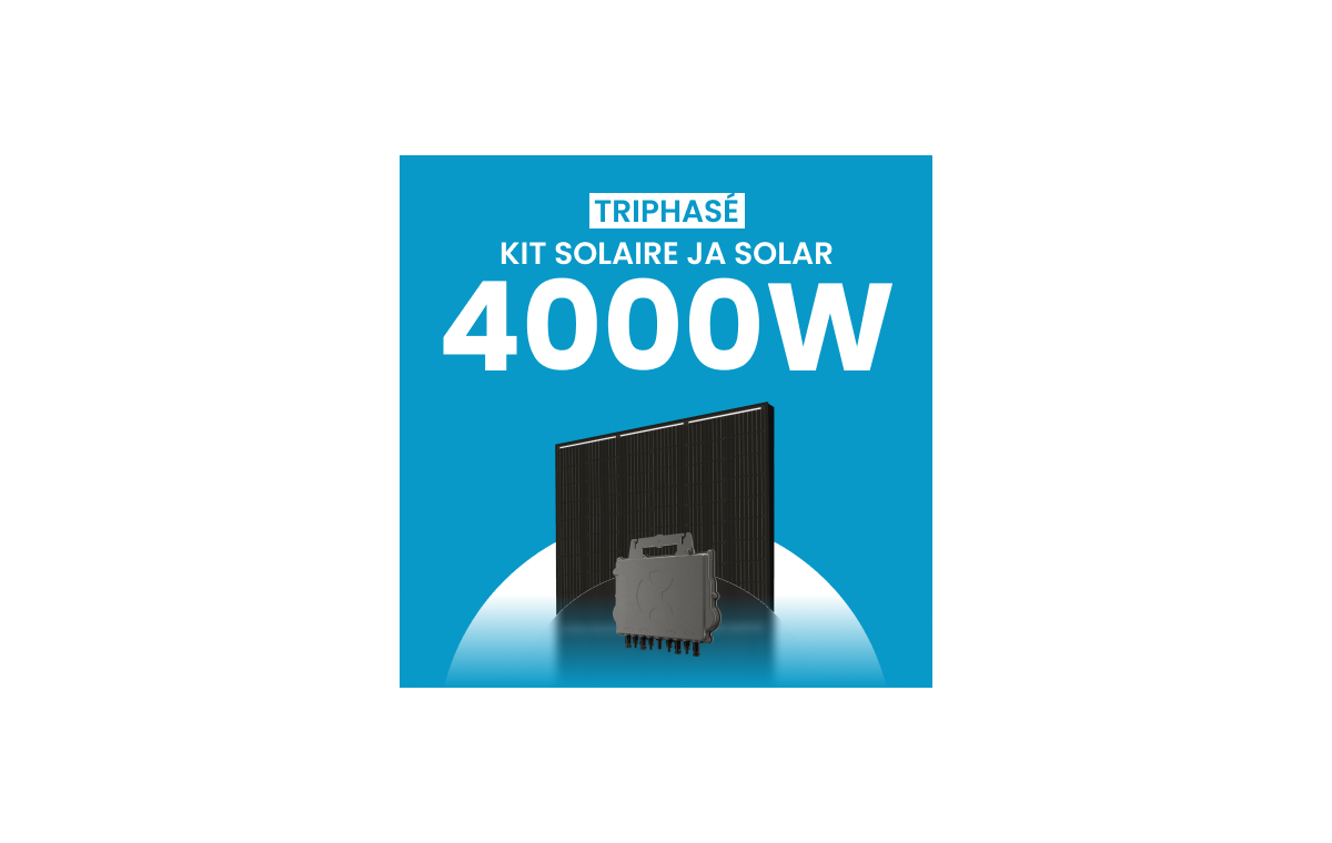 Kit Solaire Autoconsommation 4000W Triphasé - Micro onduleurs APS