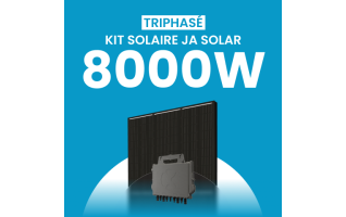Kit Solaire Autoconsommation 8000W Triphasé - Micro onduleurs APS