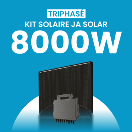 Kit Solaire Autoconsommation 8000W Triphasé - Micro onduleurs APS