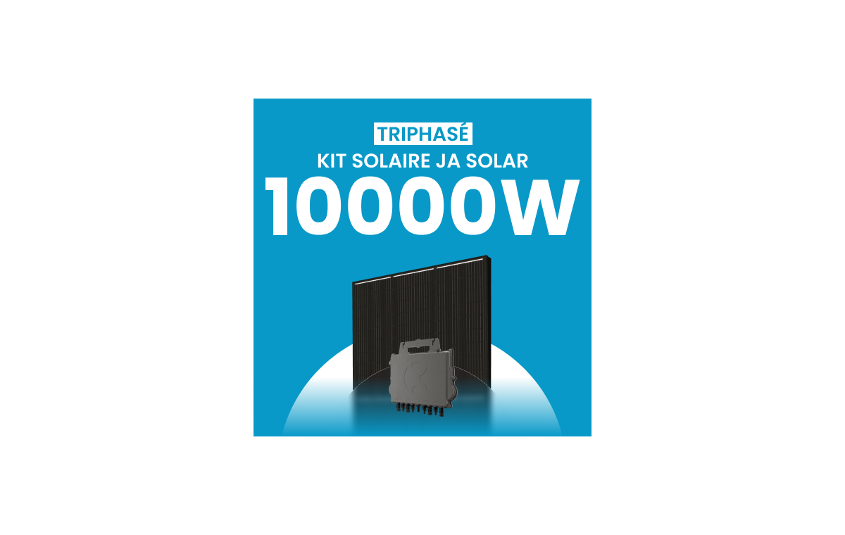 Kit Solaire Autoconsommation 10000W Triphasé - Micro onduleurs APS