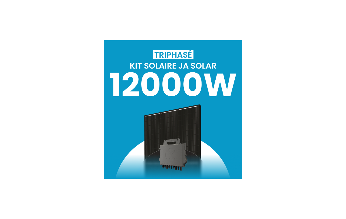 Kit Solaire Autoconsommation 12000W Triphasé - Micro onduleurs APS