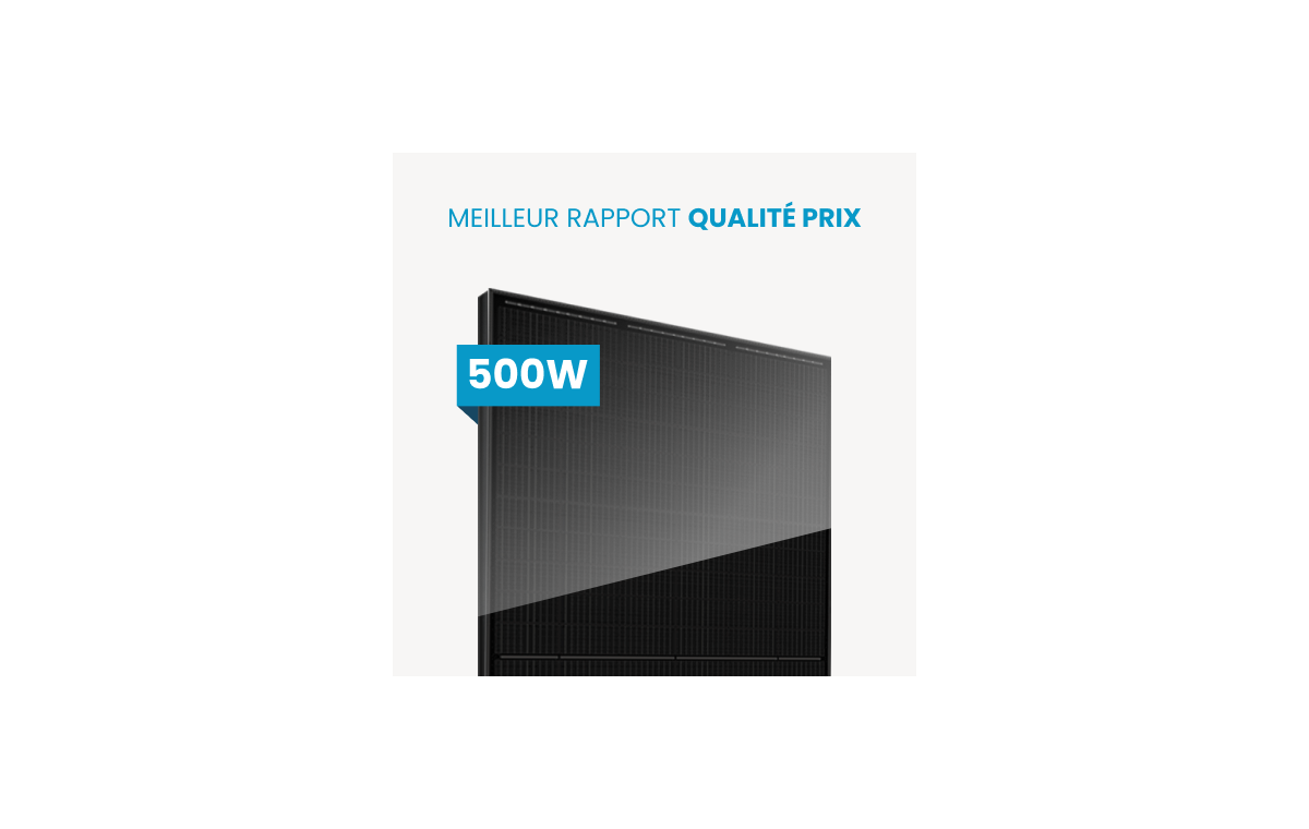 Panneau solaire JA Solar 500W - Bifacial & Biverre