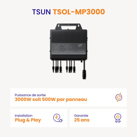 Micro onduleurs TSUN - MP3000 Micro onduleurs TSUN - MP3000