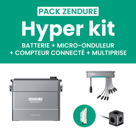 Pack batterie Zendure connecté