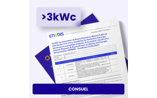 Consuel pour kit supérieur à 3kWc