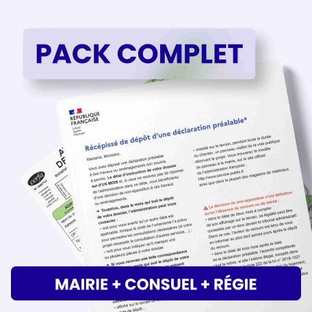 Gestion des démarches administratives plus de 3kWc - Pack complet RÉGIE + Mairie + Consuel