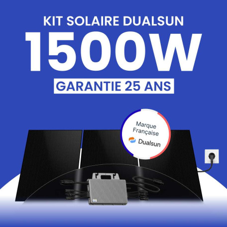 Kit solaire Plug & Play DualSun 1500Wc