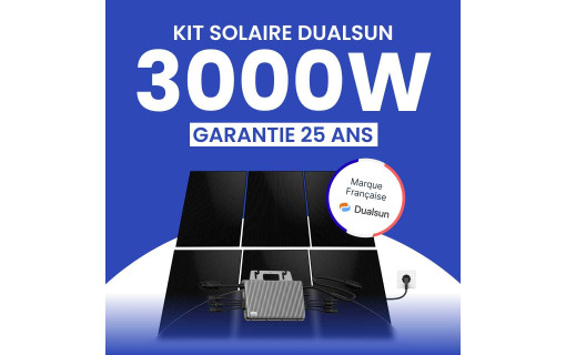 Kit solaire Plug & Play DualSun 3000W