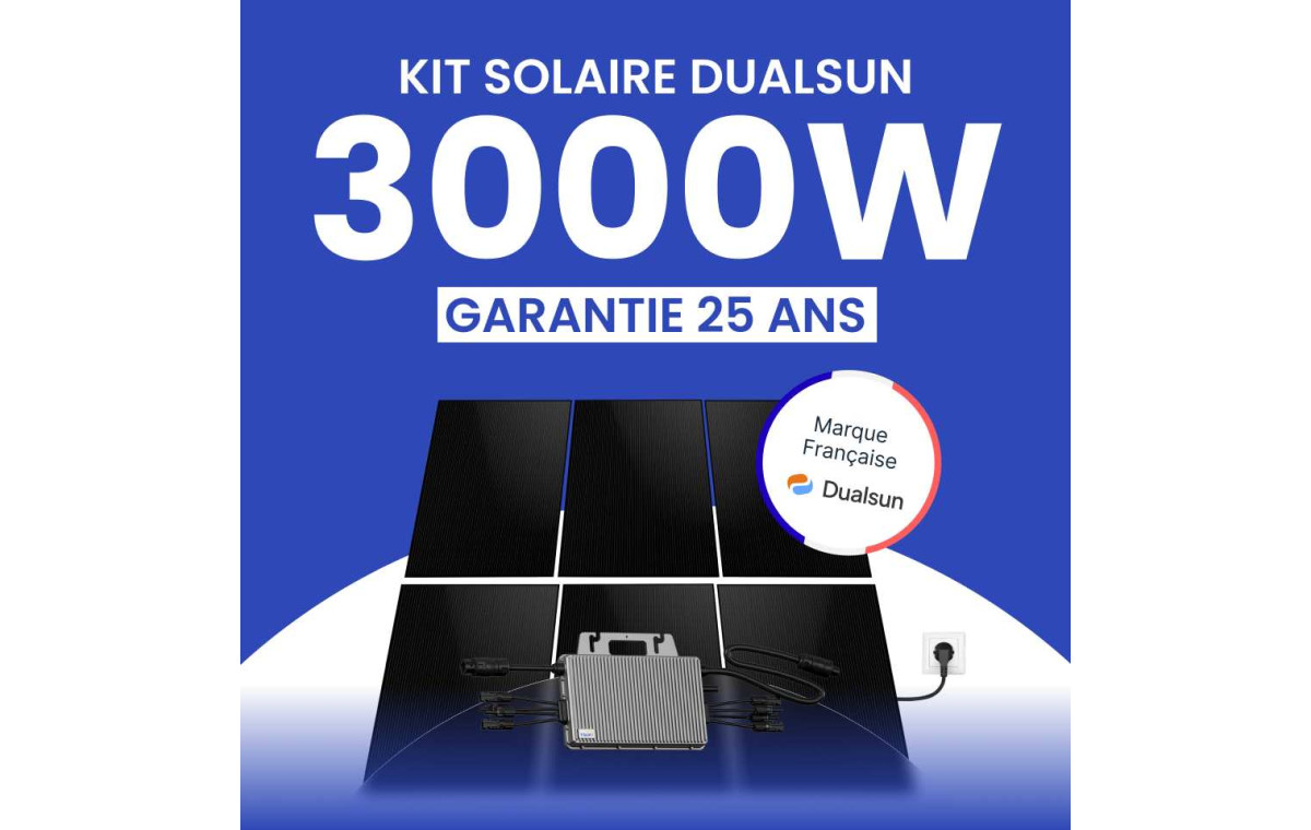 Kit solaire Plug & Play DualSun 3000W