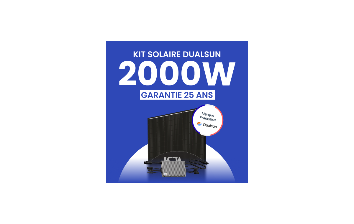 Kit Solaire 2000W Marque française - Micro onduleurs TSUN