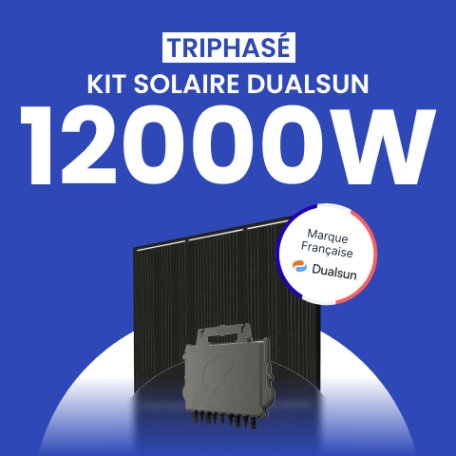 Kit Solaire Autoconsommation DualSun 12000W Triphasé - Micro onduleurs APS