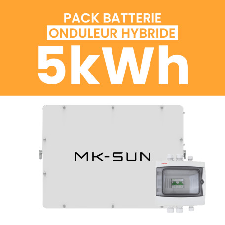 Pack Batterie Solaire 5 kWh – Pour Onduleur Hybride