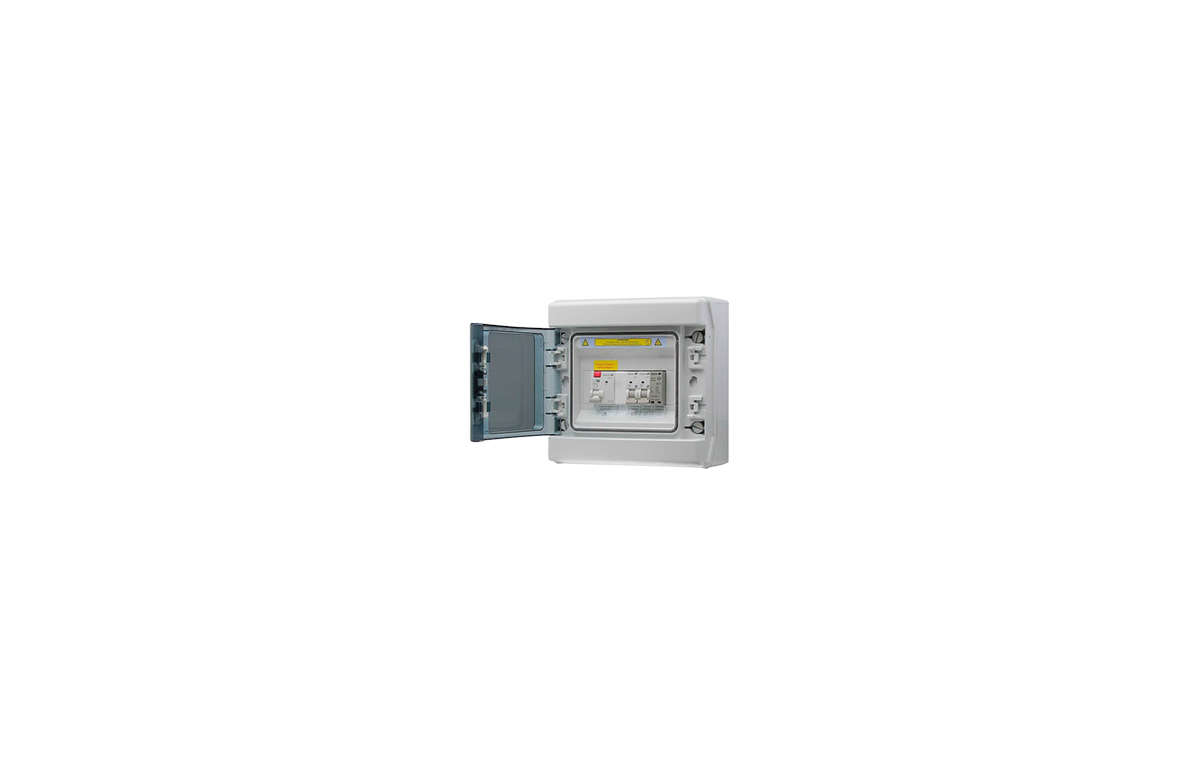 Coffret de protection AC 4 à 6kW – Monophasé précâblé