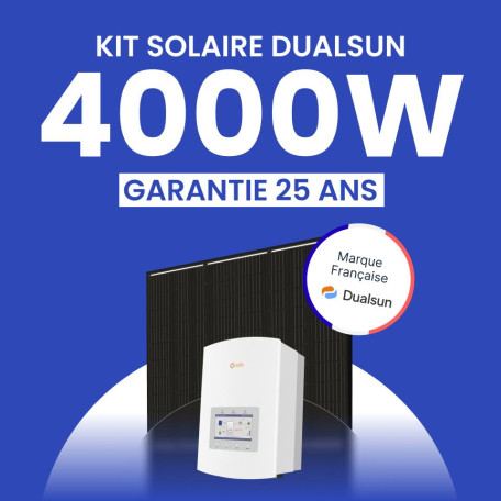 KIT 4000 DUALSUN ONDULEUR HYBRIDE SOLIS