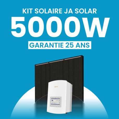 KIT 5000 JA SOLAR ONDULEUR HYBRIDE SOLIS