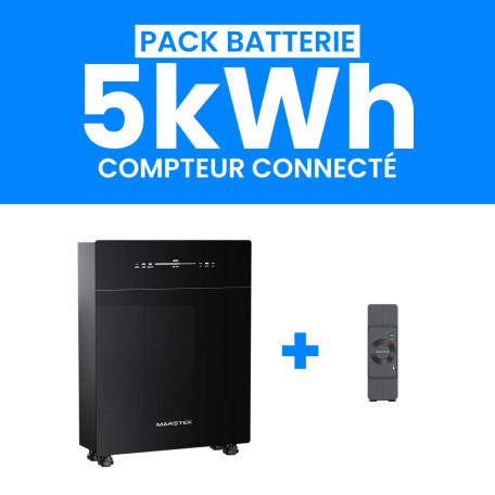 Pack batterie 5kWh Marstek Venus C + compteur intelligent