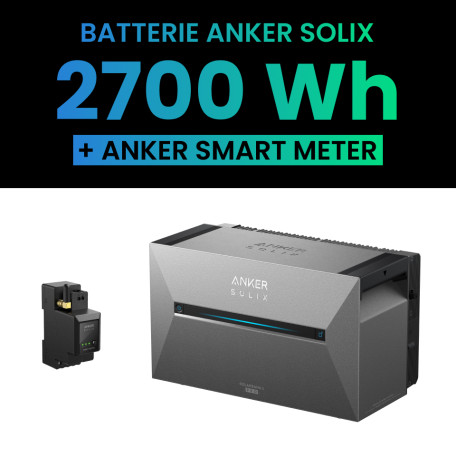 Pack Batterie Anker 2700 PRO + Smart Meter