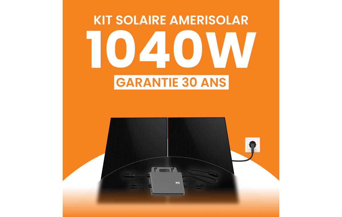 Kit solaire Plug & Play Amerisolar 1040W