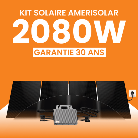 Kit solaire Plug & Play Amerisolar 2080W