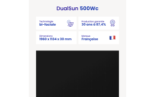 Panneau solaire Dualsun FLASH bifacial 500Wc