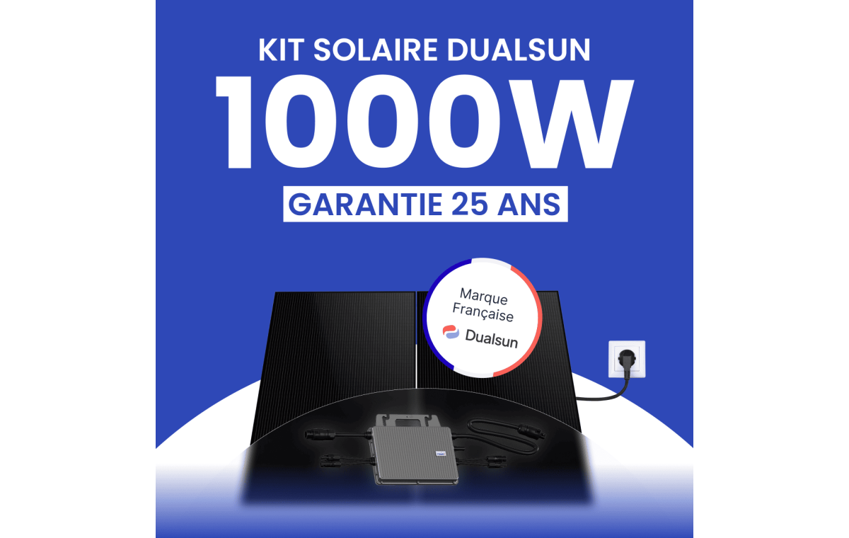 Kit solaire Plug & Play DualSun 1000W